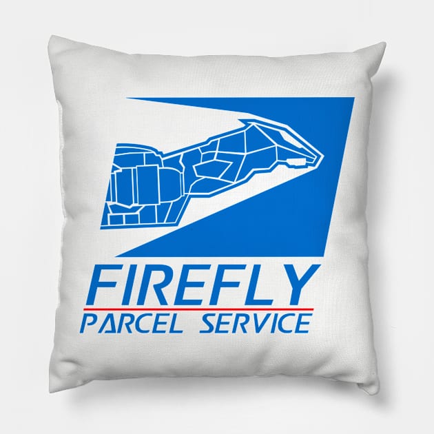 Firefly Parcel Service Pillow by famousafterdeath