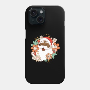 African American Retro Santa Claus Christmas Phone Case