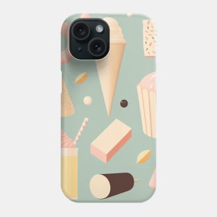 Sweet Treats - Pastel Colored Pattern Phone Case