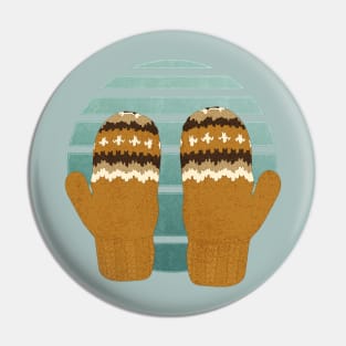 Bernie's Wool Mittens Pin