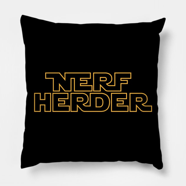 Nerf Herder Pillow by Evan Derian