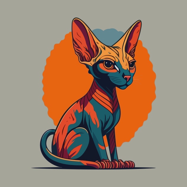 Cute Sphinx Cat by SpriteGuy95