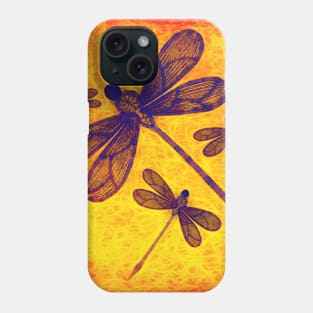 Radioactive dragonflies Phone Case