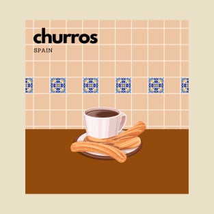 Churros Spain Street Food T-Shirt