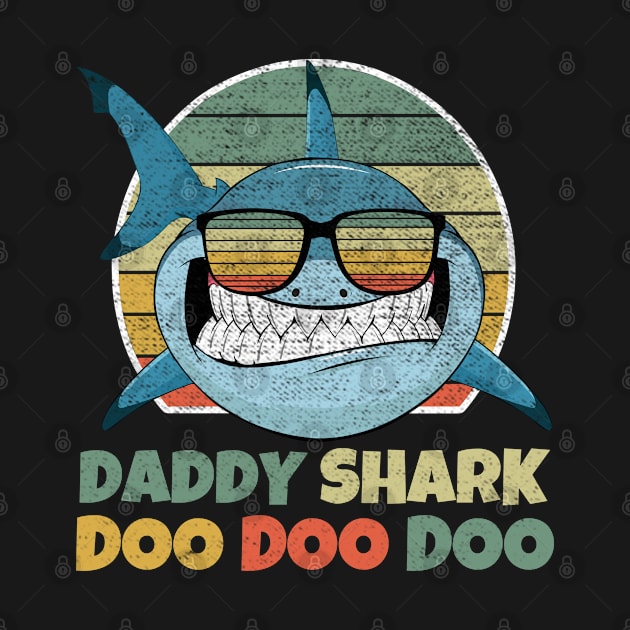 Daddy Shark Papa Father's Day Husband by CrissWild