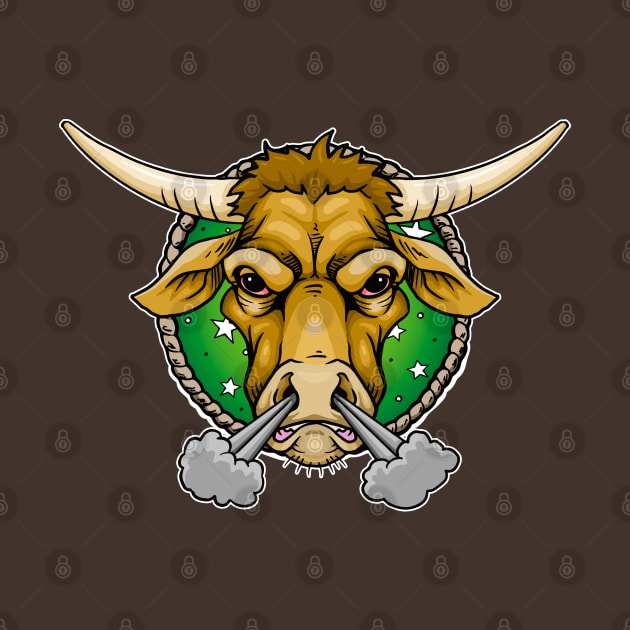 Angry Bull by Laughin' Bones