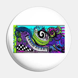 Psychedelic Art -Trippy Hippie Neon Pin