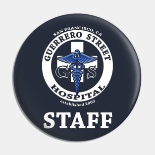 The Room - Guerrero Street Hospital [remake] [white] Pin