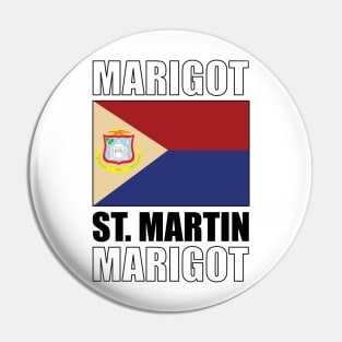Flag of St Martin Pin