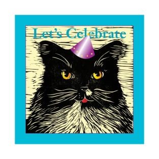 Celebrating Cat T-Shirt