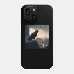 the crow Phone Case