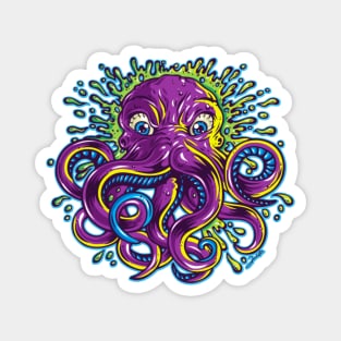 Wild Octopus Magnet