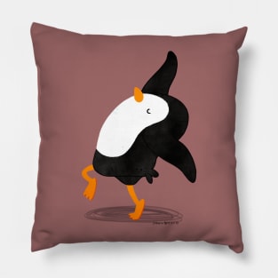 Dancing Penguin 3 Pillow