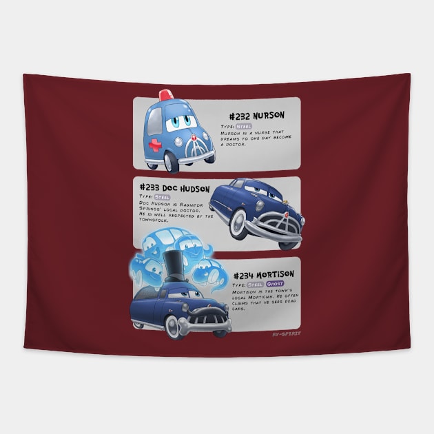 Doc Hudson Evolutions Tapestry by disneyevolutions