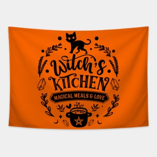 Witchs kitchen cat Tapestry