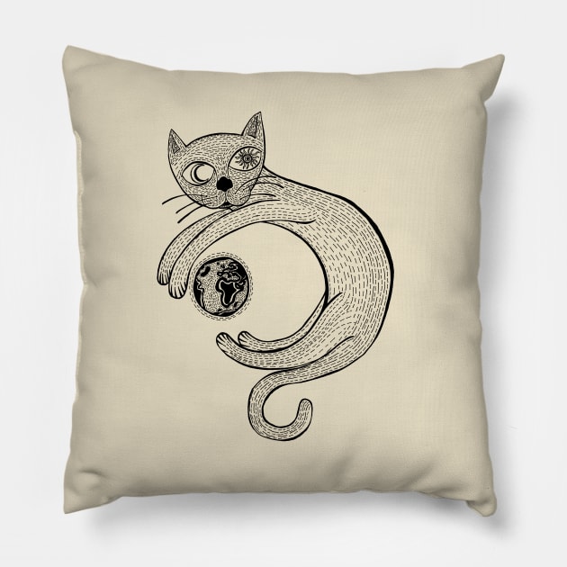 The Universe is a Cat Pillow by Graograman