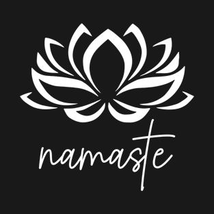 Lotus Flower Namaste Yoga Meditation T-Shirt