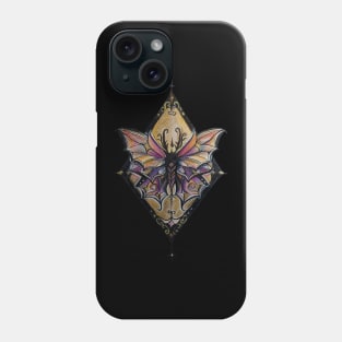 Crystal dragon moth Phone Case