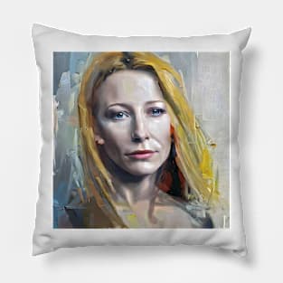 Blond hair of Cate Pillow