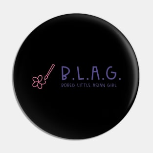 B.L.A.G. Logo 1 Pin