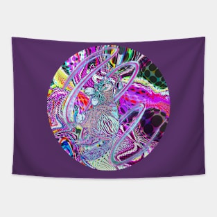 Gift for cat lady hippy Tapestry