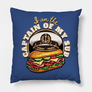 Funny-I Am The Captain Of My Sub Gift Pillow