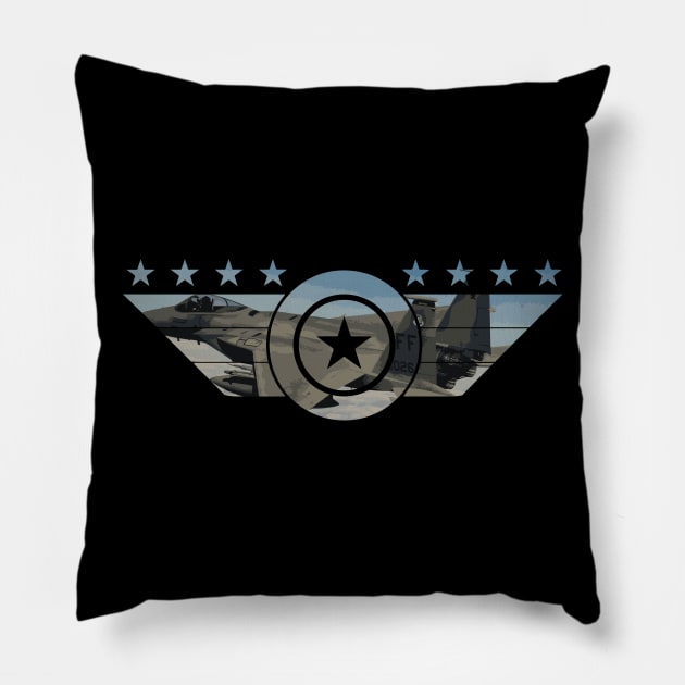 Fighter jet Pillow by IamValkyrie