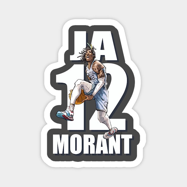 Ja Morant Magnet by WD_art