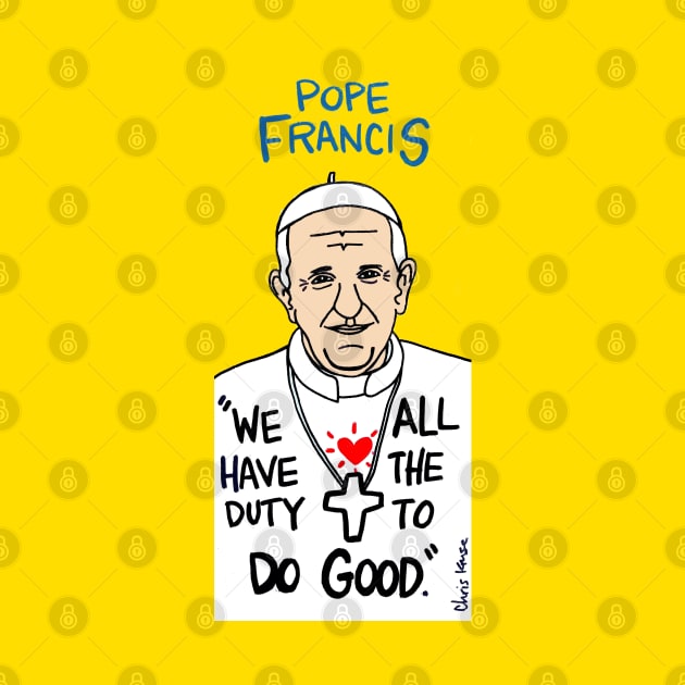 Pope Francis by krusefolkart