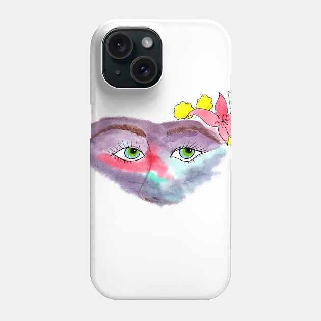 botanical eyes Phone Case by jennross76