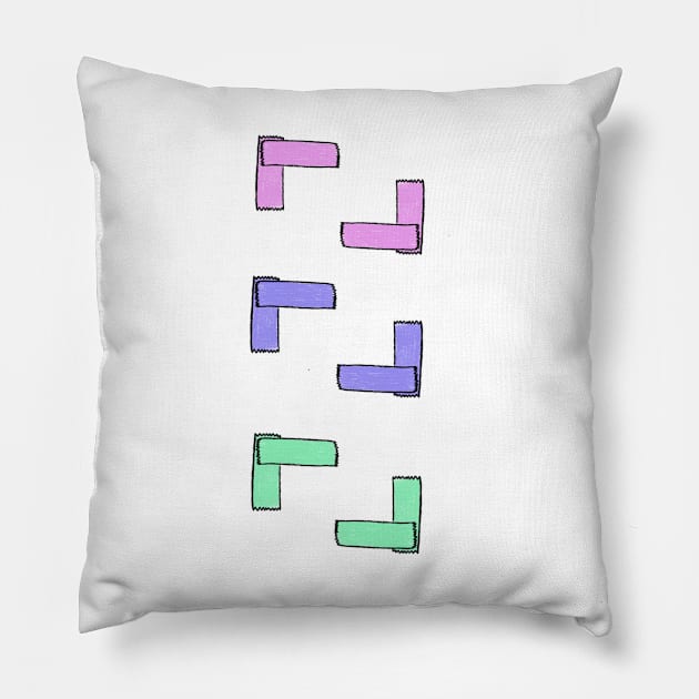 Spike Marks Pillow by notastranger