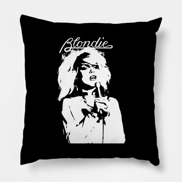 Blondie Pillow by NumbLinkin