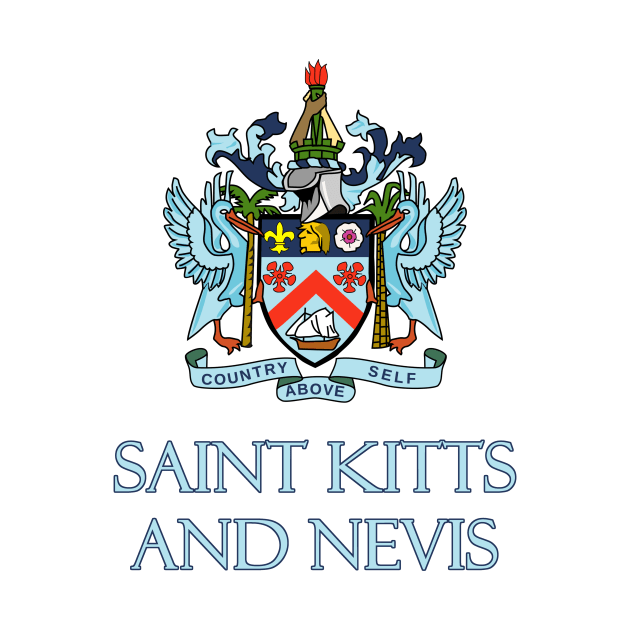 Saint Kitts and Nevis - Coat of Arms Design by Naves