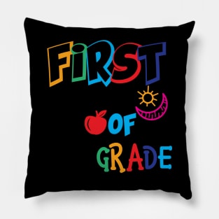 first day of pre-k grade Pillow