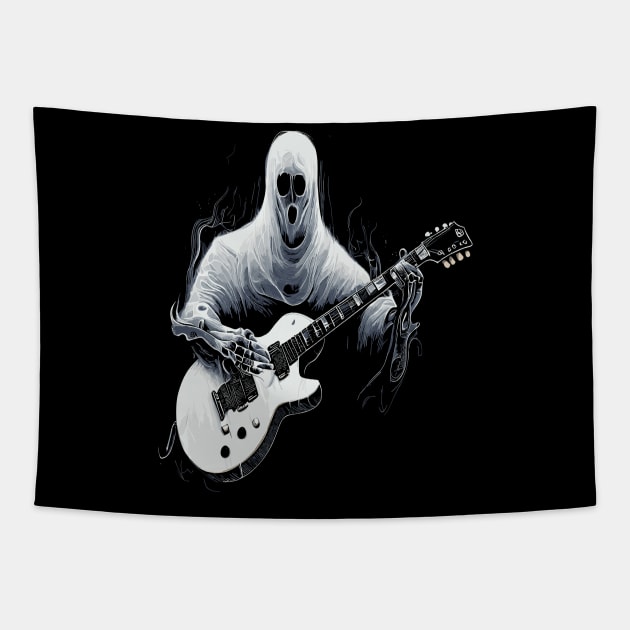Ghost Guitarist Tapestry by podtuts