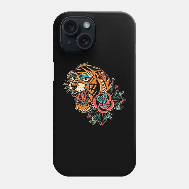 Tiger Phone Case by ILLUSTRA.13