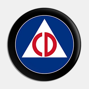 Civil Defense Pin