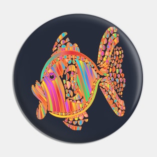 Multicolored coral fish fish color Pin