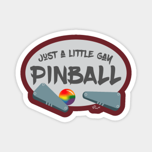 Little Gay Pinball Magnet