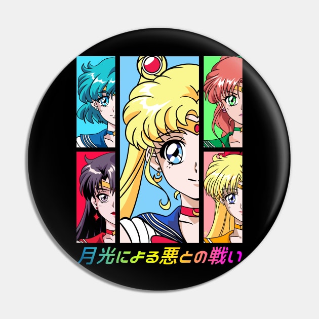 Moon Prism Power Pin by elblackbat