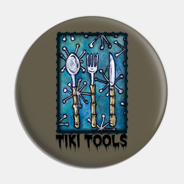 Tiki Tools Pin by ArtisticEnvironments