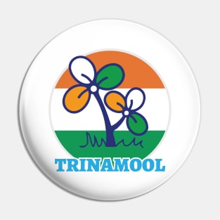 Trinamool Congress Party Logo Mamata West Bengal Politics Pin