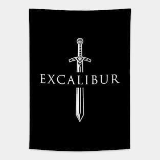 Excalibur The Legendary Sword in the Stone Emblem Tapestry