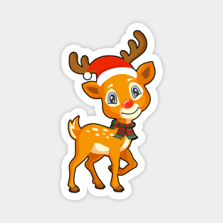Happy reindeer Magnet
