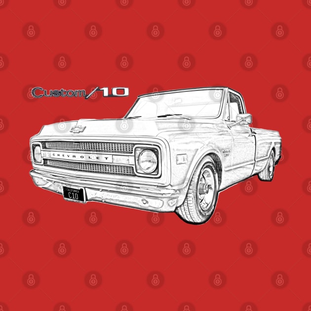 1970 Chevrolet C10 Pickup Truck by hotroddude