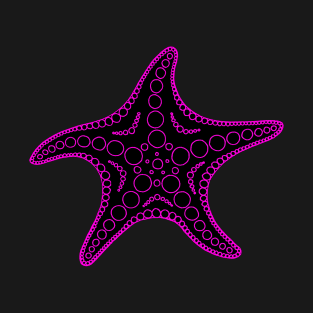 Starfish (pink/black) T-Shirt