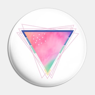 Abstract triangles Pin