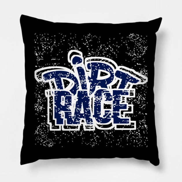 Dirt Race Pillow by radeckari25