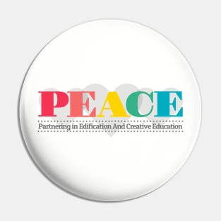 PEACE Homeschool Co-op Pin