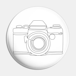 Camera, Minimalist design Pin